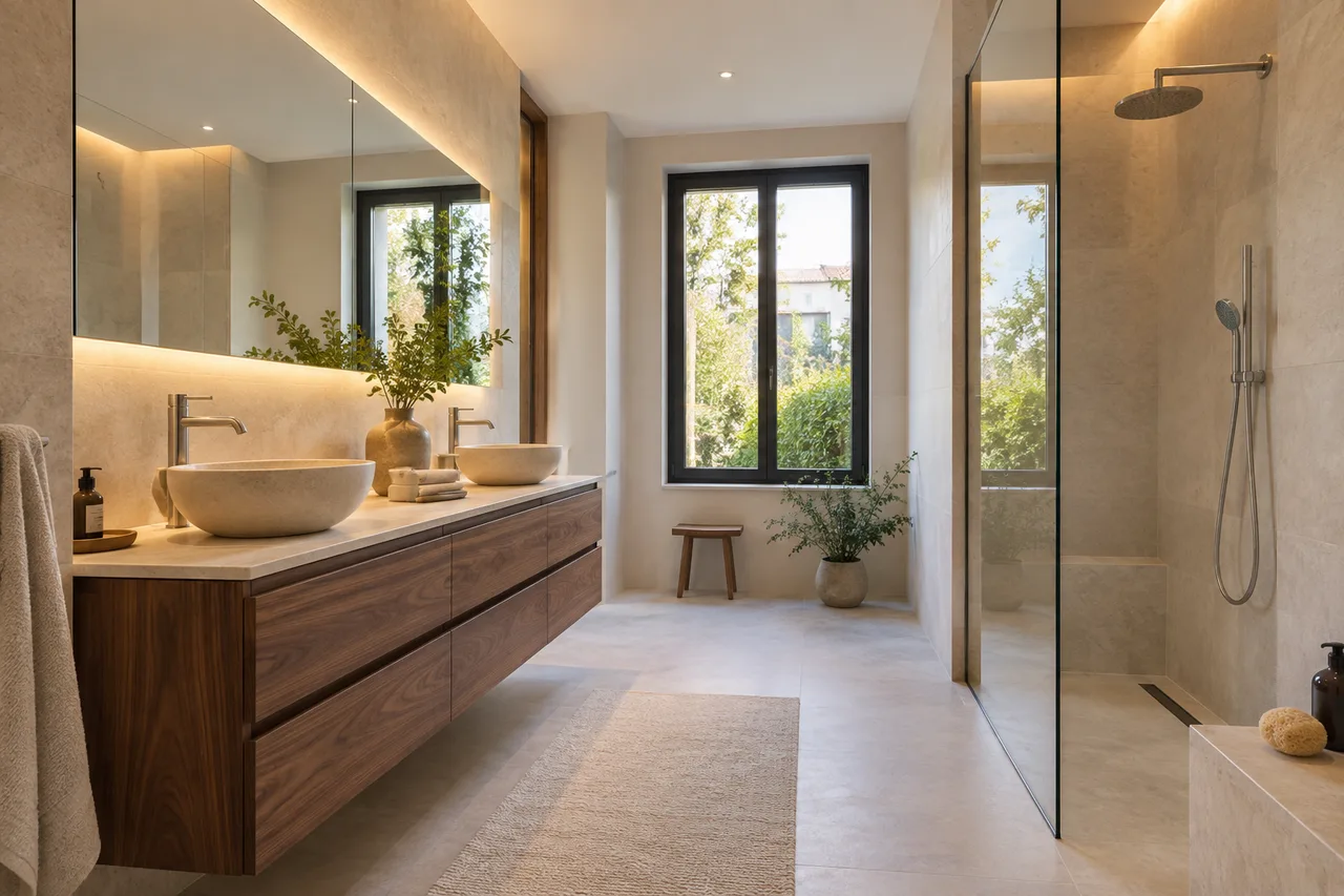 Sanitaire : visuel d’ambiance pour illustrer nos services